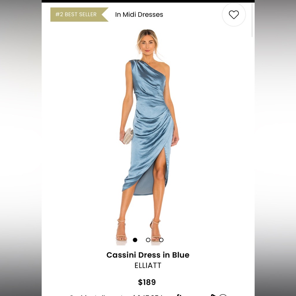 Elliatt Cassini Dress Blue XS